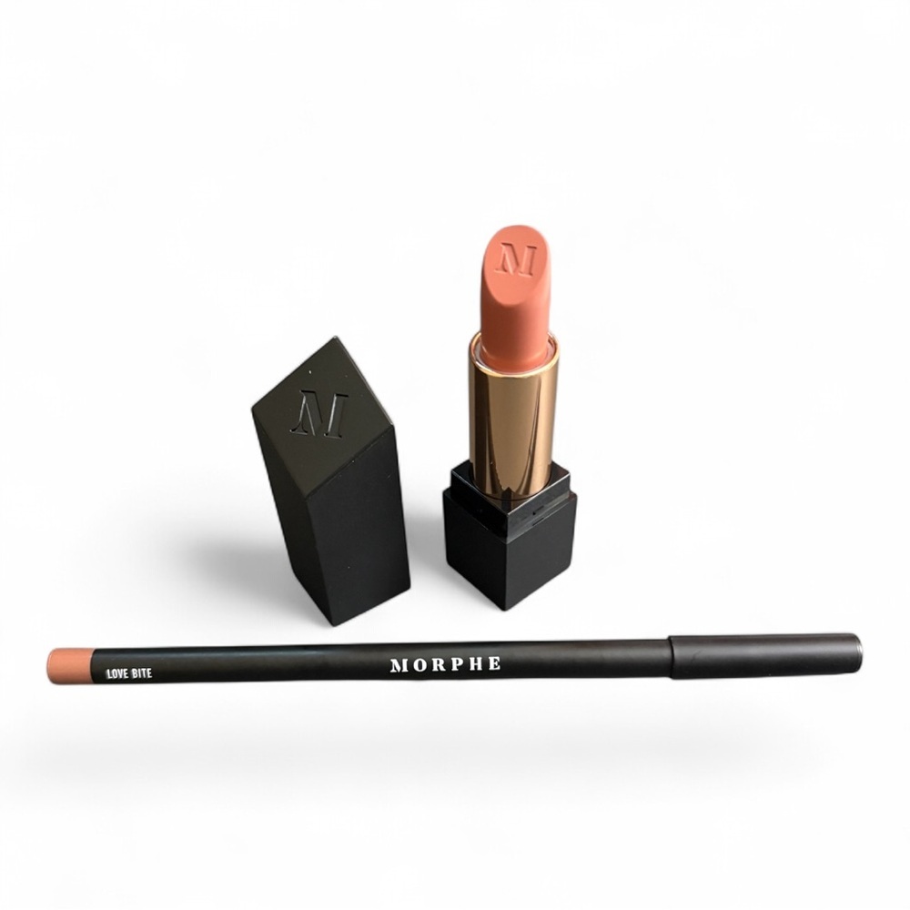 Morphe Lipstick in Single AF and Lip Liner in Love Bite NEW